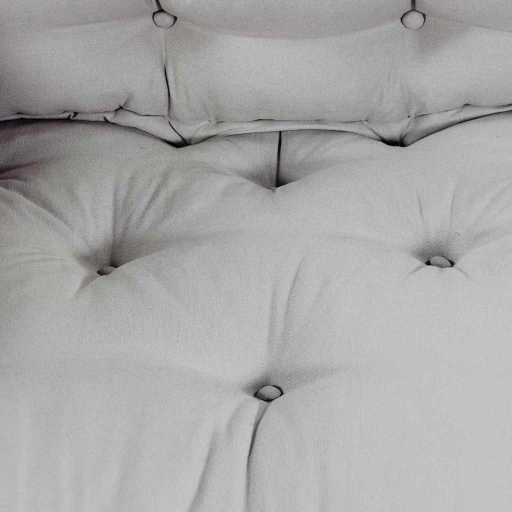 vidaXL Μαξιλάρι για καναπέ παλέτας Γκρι ύφασμα