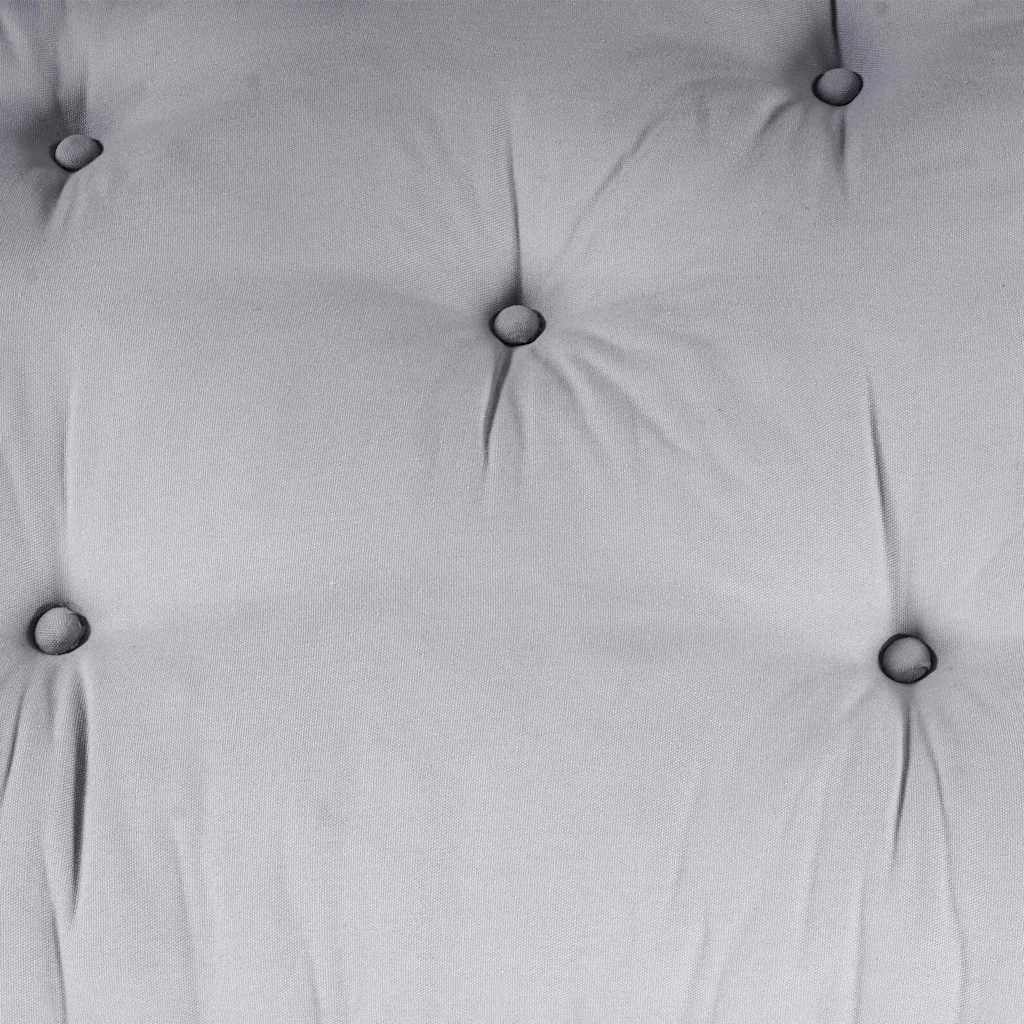 vidaXL Μαξιλάρι για καναπέ παλέτας Γκρι ύφασμα