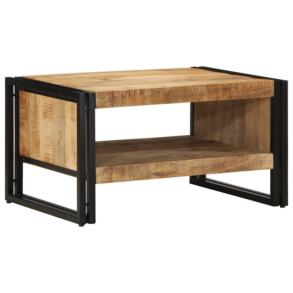 vidaXL Τραπεζάκι σαλονιού 70x50x38 cm Στερεό ακατέργαστο ξύλο Mango