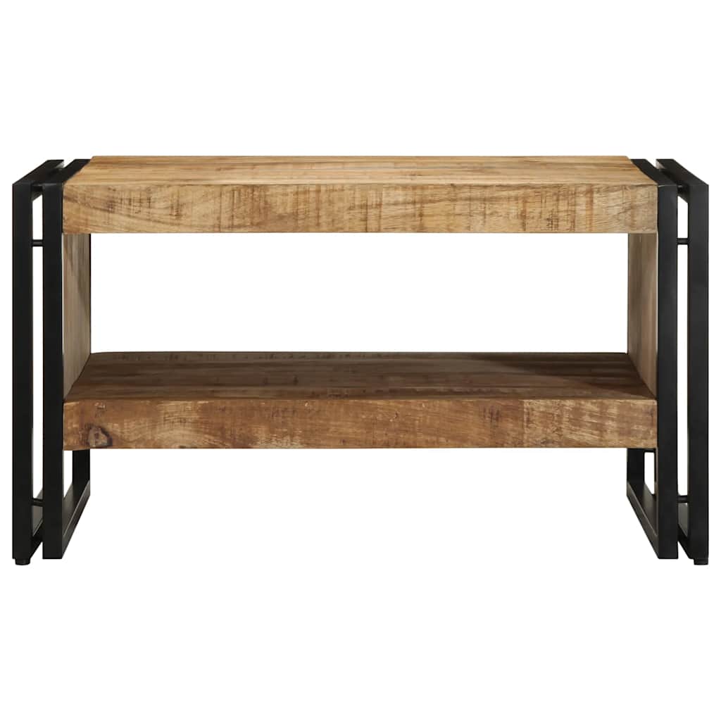 vidaXL Τραπεζάκι σαλονιού 70x50x38 cm Στερεό ακατέργαστο ξύλο Mango