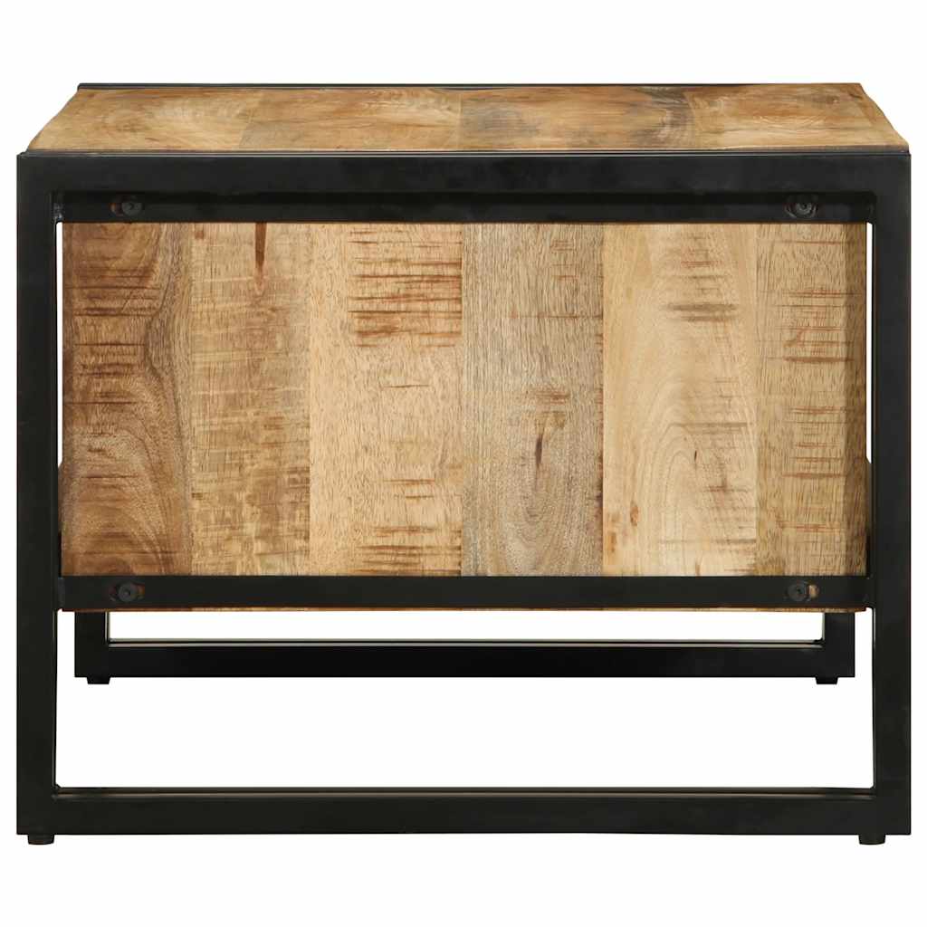 vidaXL Τραπεζάκι σαλονιού 70x50x38 cm Στερεό ακατέργαστο ξύλο Mango