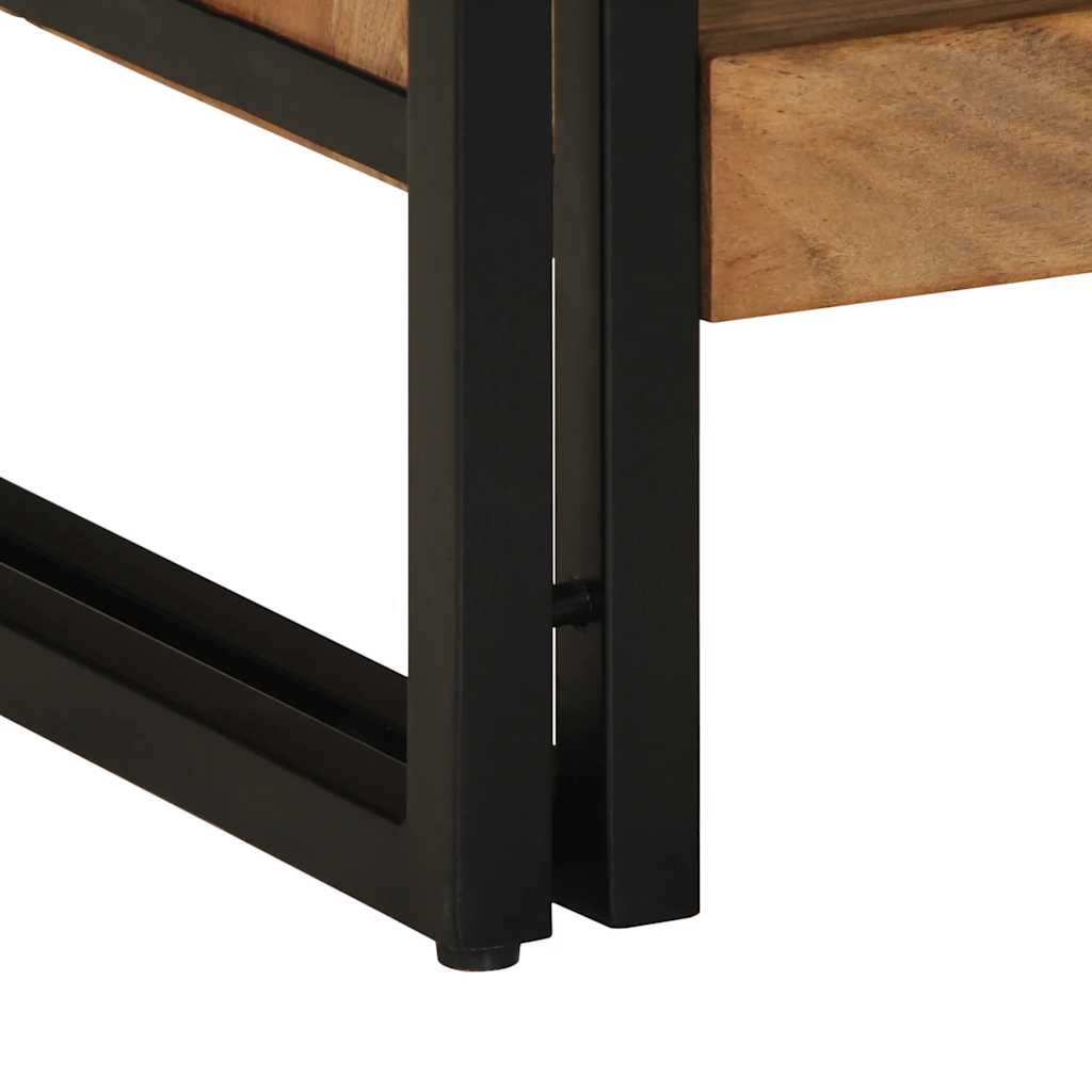 vidaXL Τραπεζάκι σαλονιού 70x50x38 cm μασίφ ξύλο ακακίας