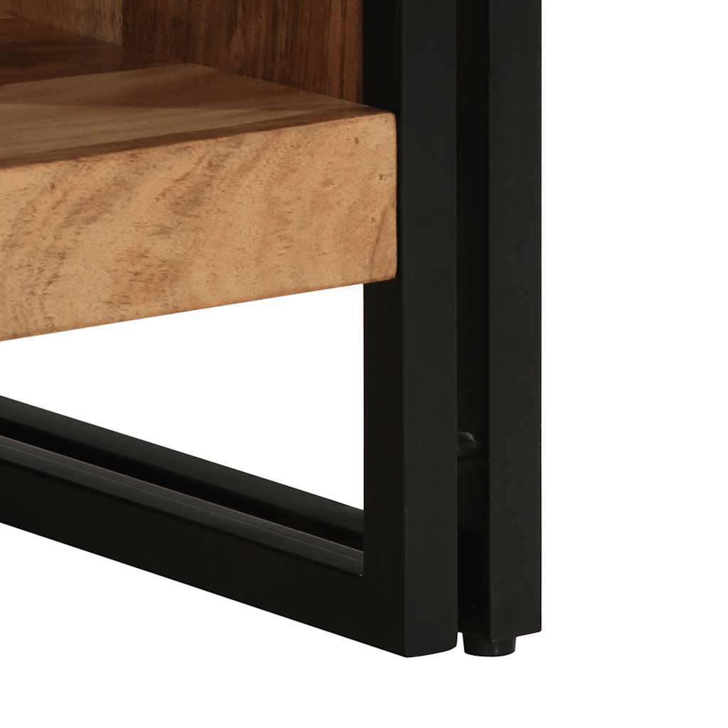 vidaXL Τραπεζάκι σαλονιού 50x50x38 cm μασίφ ξύλο ακακίας