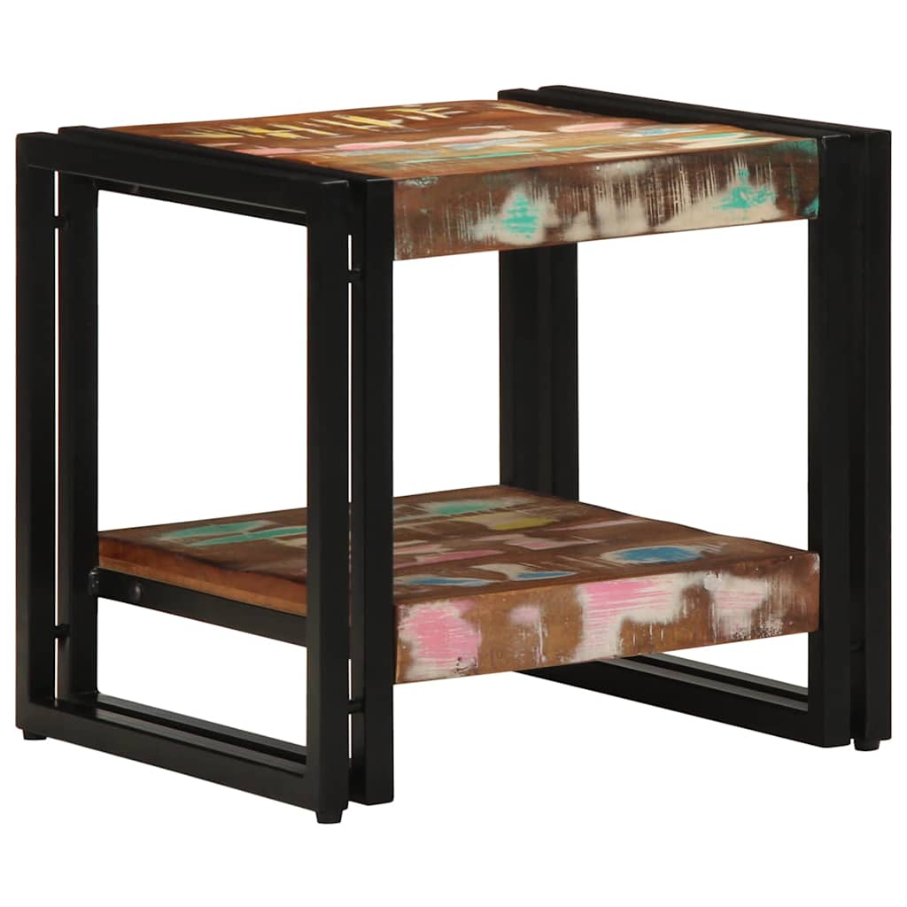 vidaXL Τραπεζάκι σαλονιού 40 x 40 x 38 cm Στερεό Ανακτηθέν Ξύλο