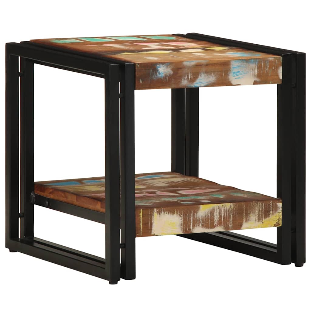 vidaXL Τραπεζάκι σαλονιού 40 x 40 x 38 cm Στερεό Ανακτηθέν Ξύλο