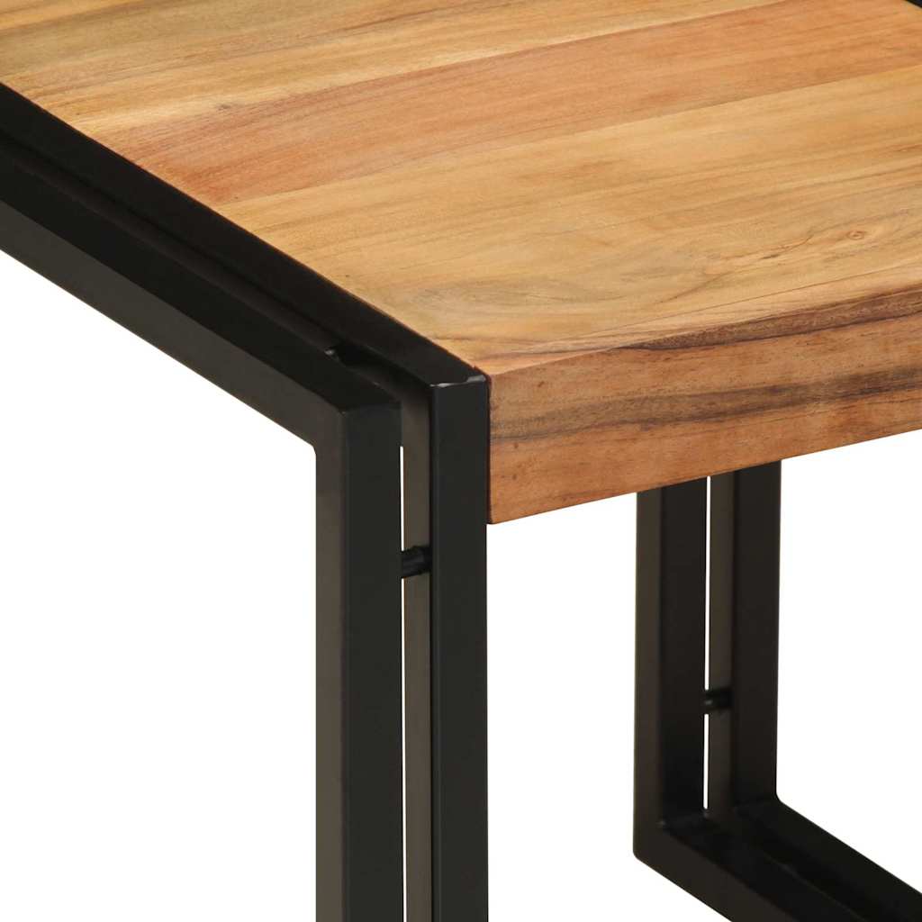 vidaXL Τραπεζάκι σαλονιού Καφέ 40 x 40 x 38 cm Στερεό Ξύλο Ακακίας