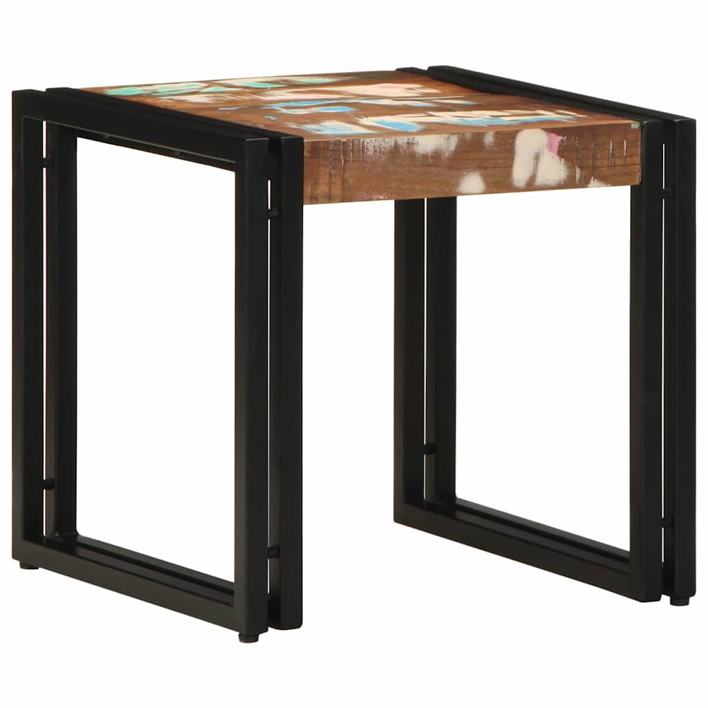 vidaXL Τραπεζάκι σαλονιού 40 x 40 x 38 cm Στερεό Ανακτηθέν Ξύλο