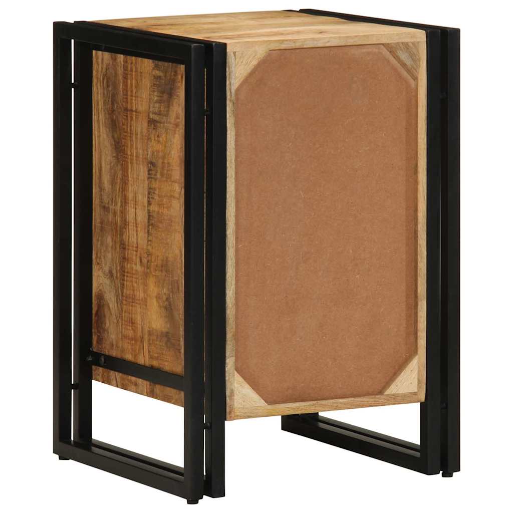 vidaXL Κομοδίνο με συρτάρι Καφέ 40 x 40 x 59 εκ. Στερεό ξύλο μάνγκο