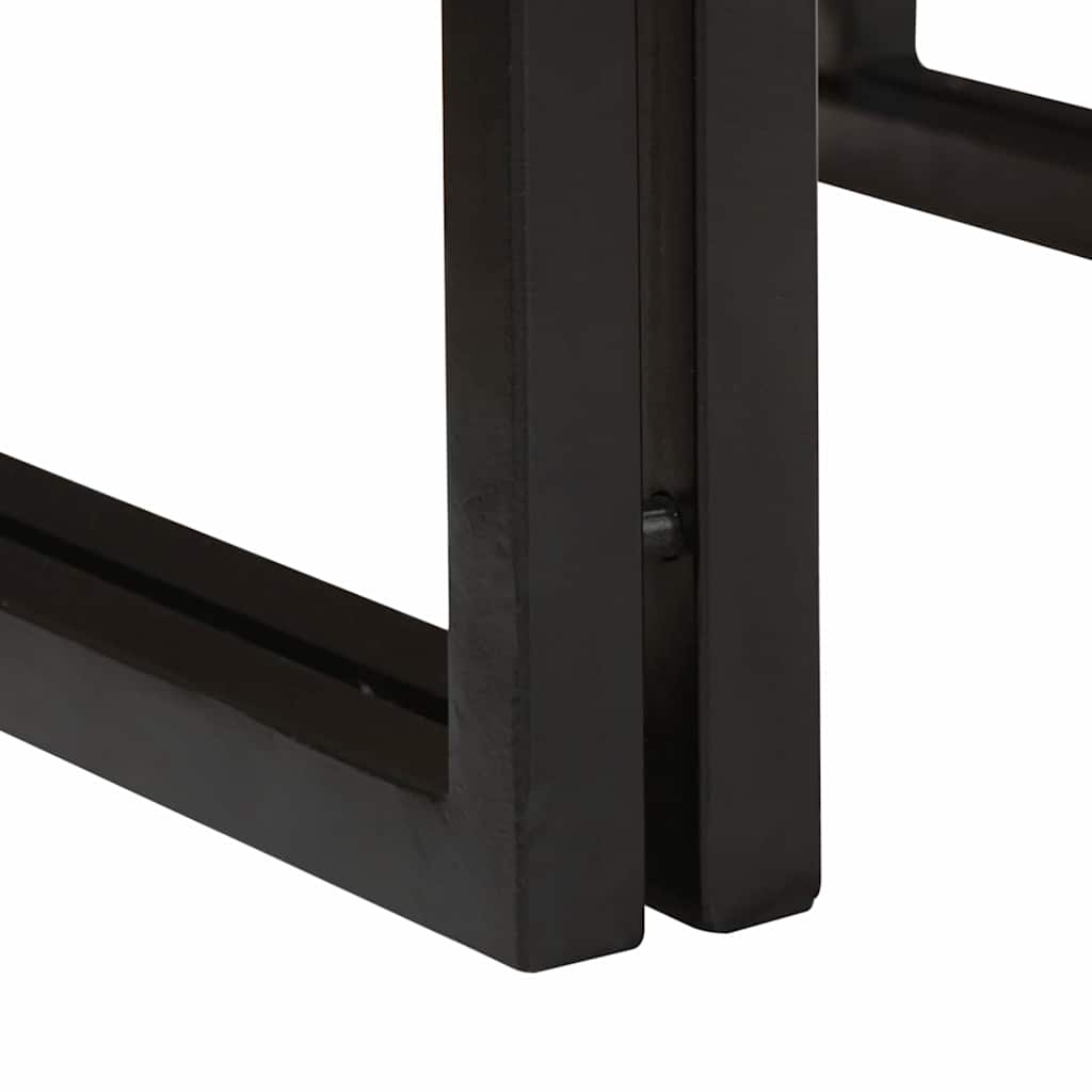 vidaXL Ράφι μπάνιου Καφέ 65 x 50 x 23 εκ Συμπαγές Χοντρό Ξύλο Μάνγκο