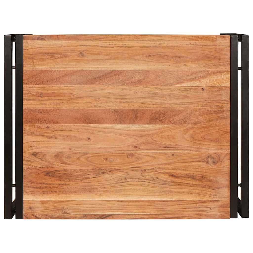vidaXL Ράφι μπάνιου με ράφι Καφέ 65 x 50 x 23 εκ Στερεό Ξύλο Ακακίας