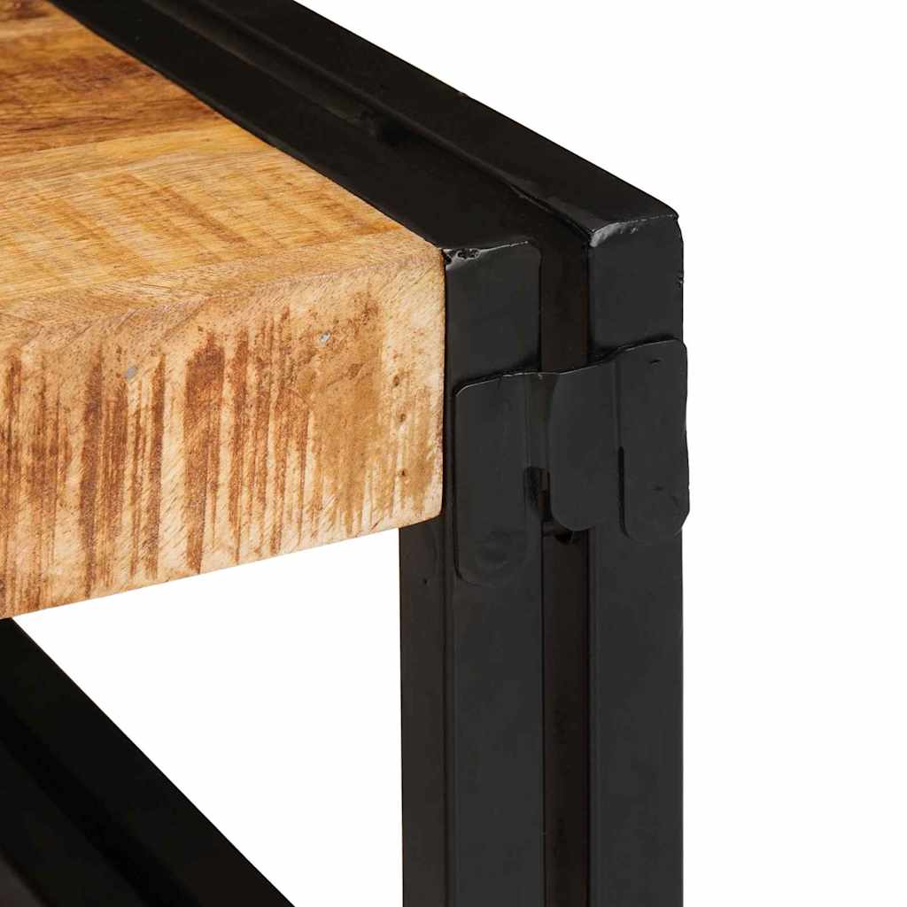 vidaXL Ράφι μπάνιου Καφέ 80 x 50 x 23 εκ Συμπαγές Χοντρό Ξύλο Μάνγκο