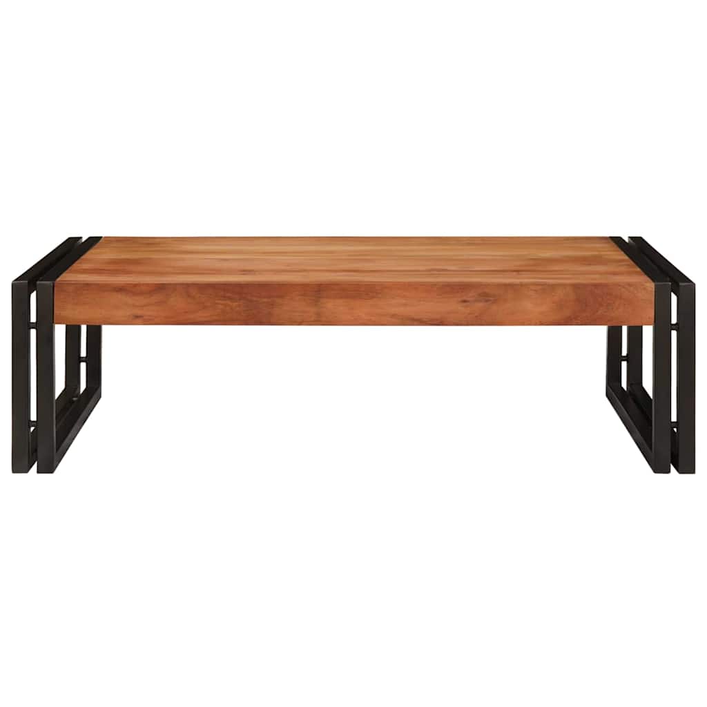 vidaXL Ράφι μπάνιου με ράφι Καφέ 80 x 50 x 23 εκ Στερεό Ξύλο Ακακίας