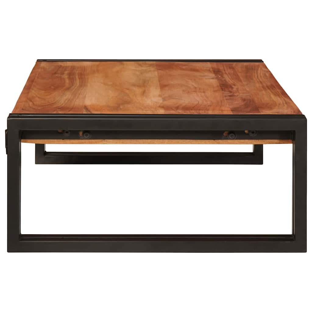 vidaXL Ράφι μπάνιου με ράφι Καφέ 80 x 50 x 23 εκ Στερεό Ξύλο Ακακίας