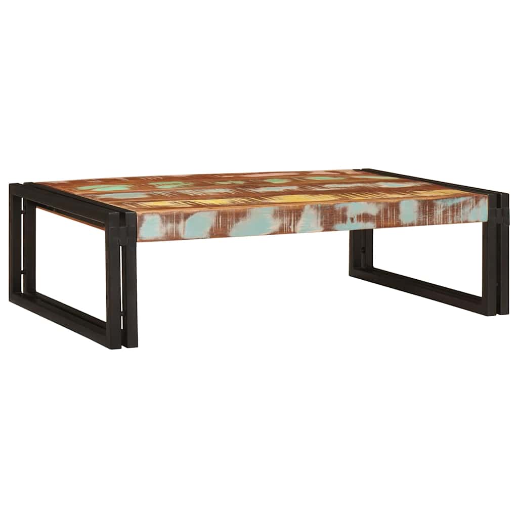 vidaXL Ράφι μπάνιου Πολύχρωμο 80 x 50 x 23 εκ Στερεό ανακτημένο ξύλο