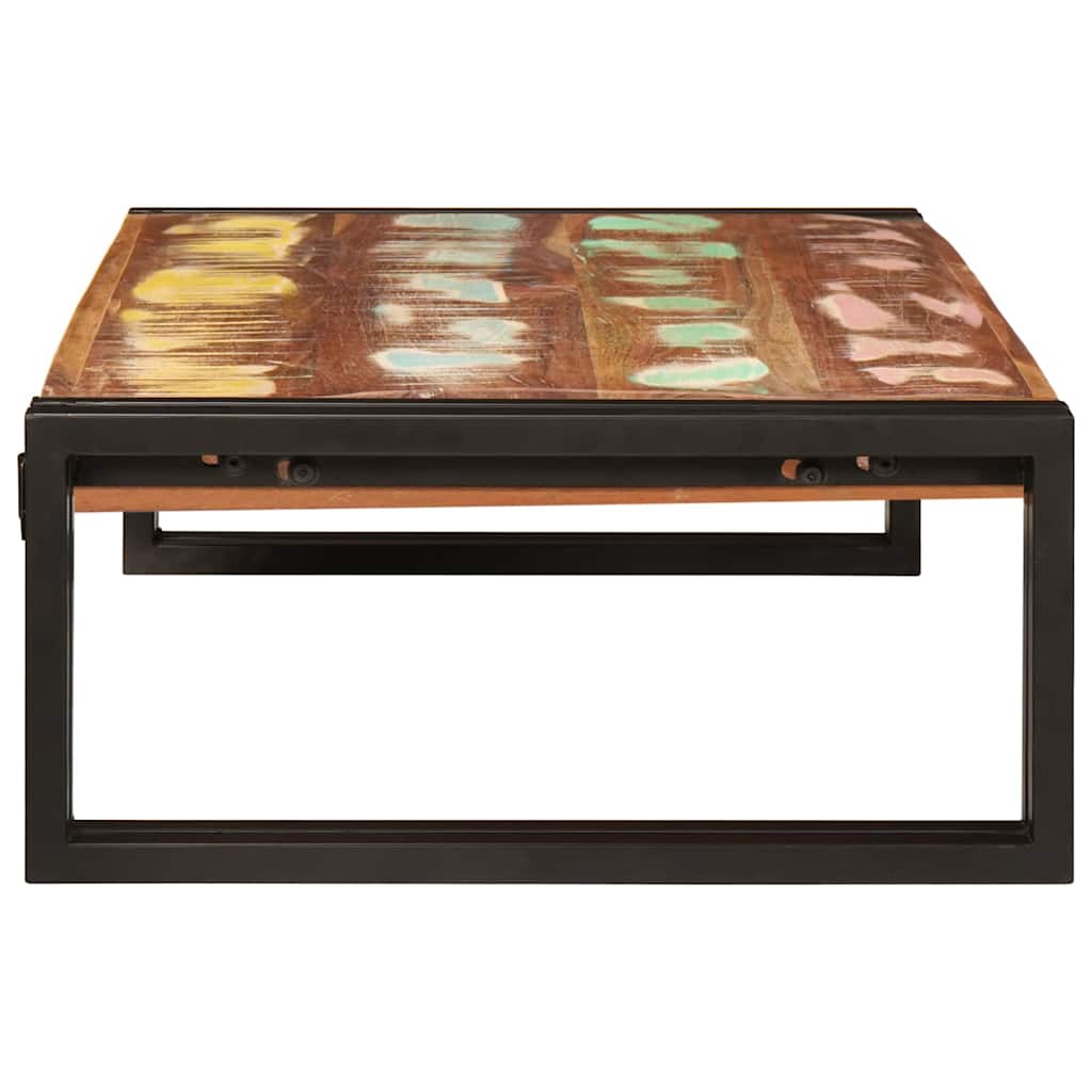 vidaXL Ράφι μπάνιου Πολύχρωμο 80 x 50 x 23 εκ Στερεό ανακτημένο ξύλο