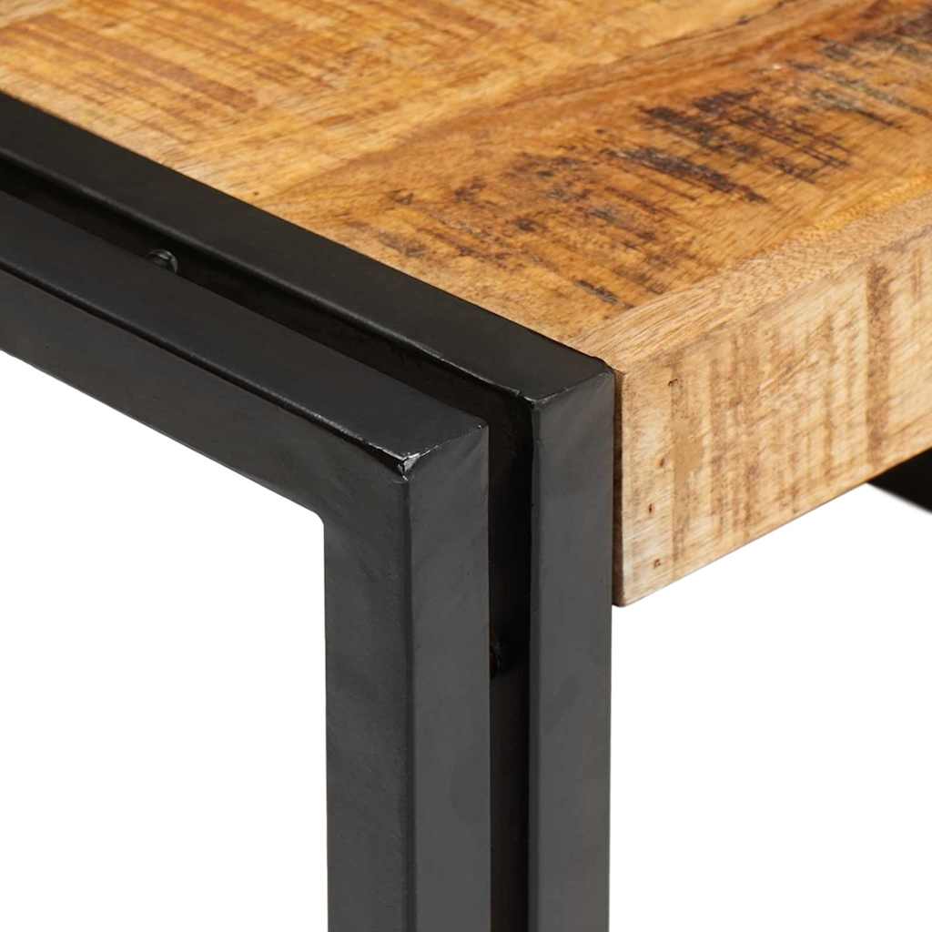 vidaXL Ράφι μπάνιου Καφέ 120 x 50 x 23 εκ. Συμπαγές Χοντρό Ξύλο Μάνγκο