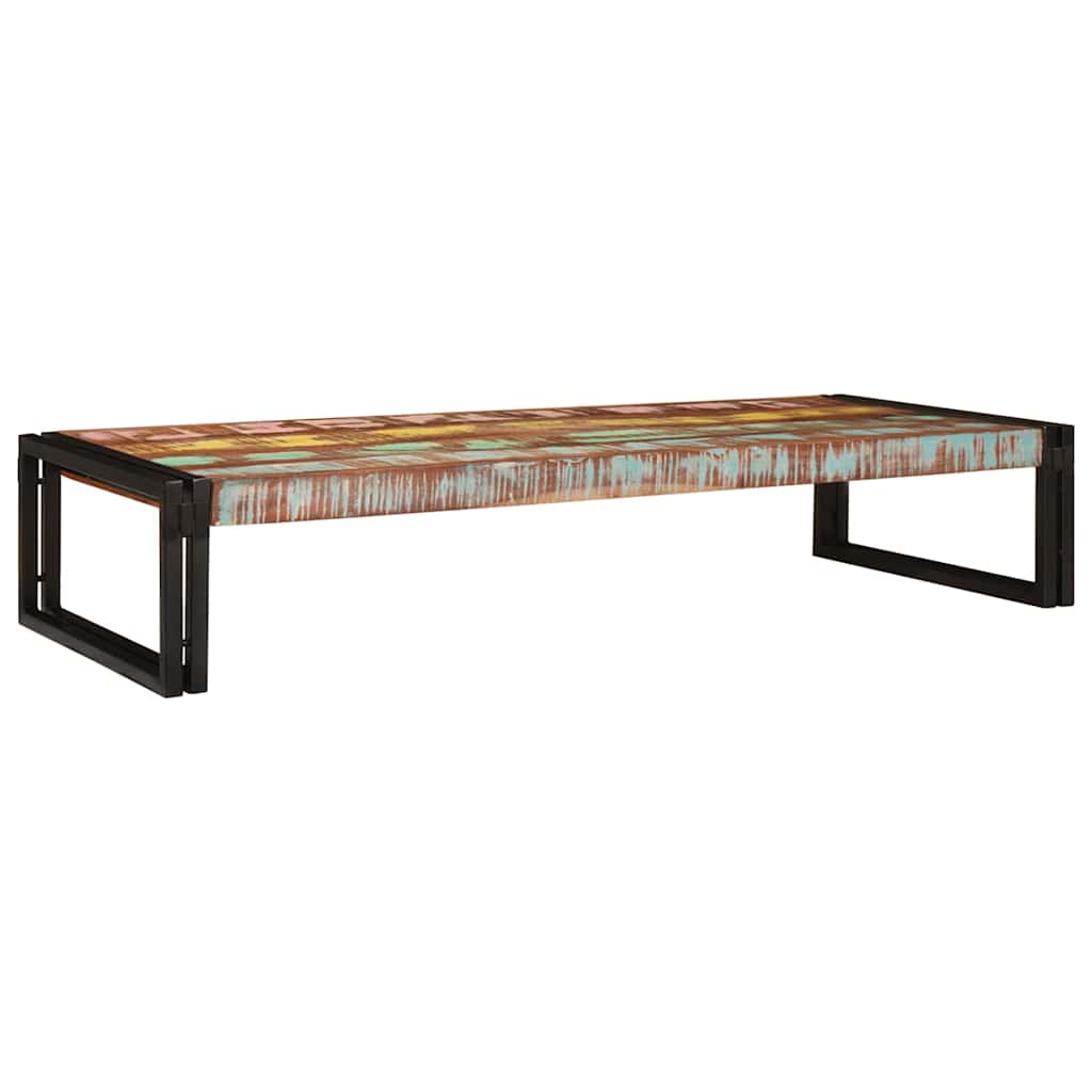 vidaXL Ράφι μπάνιου Πολύχρωμο 120 x 50 x 23 εκ. Στερεό ανακτημένο ξύλο