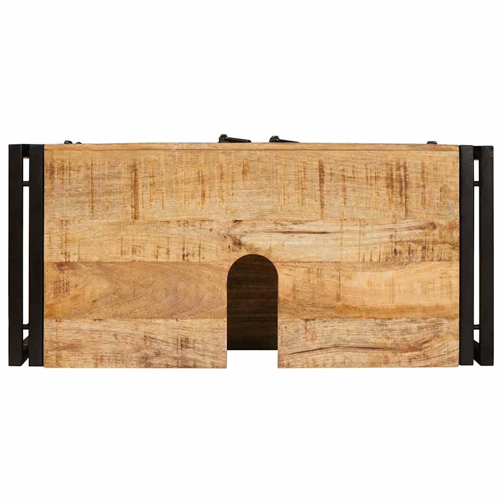 vidaXL Ντουλάπι νιπτήρα Καφέ 71 x 33 x 58 εκ. Στερεό ξύλο μάνγκο