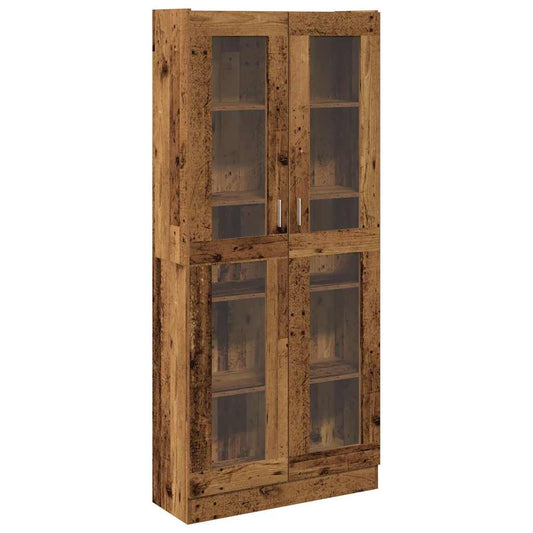 vidaXL Ντουλάπι Όψη Παλαιού Ξύλου 82,5x30,5x185 εκ. Επεξεργασμένο Ξύλο