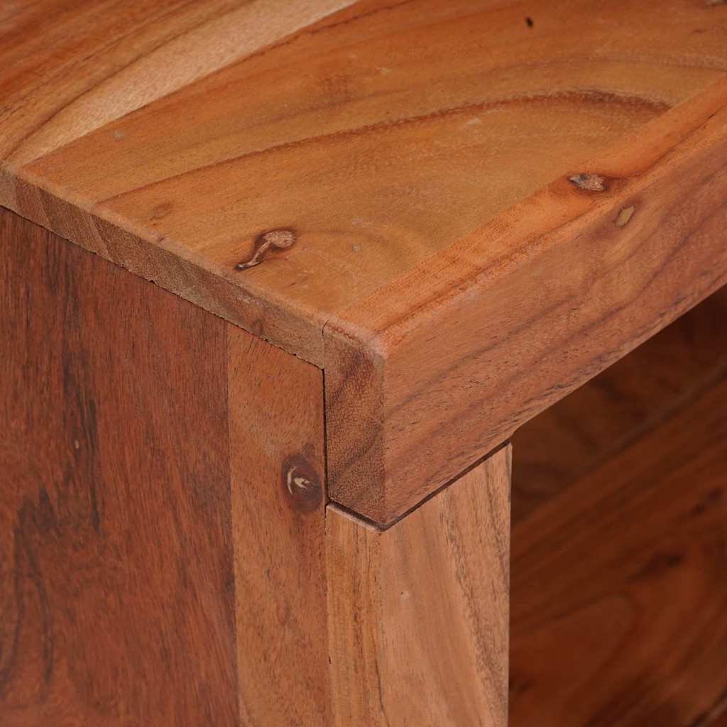 vidaXL Ράφι Βιβλίων 3 pcs Καφέ 50 x 30 x 110 εκ Μασίφ ξύλο ακακίας