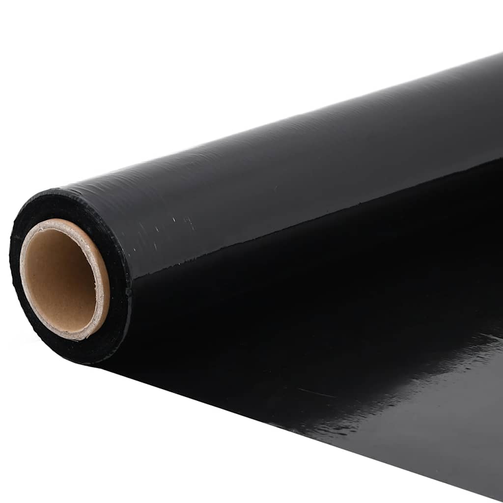 vidaXL Stretch Film 6 τεμάχια Μαύρο 30 μm 50 cm x 150 m