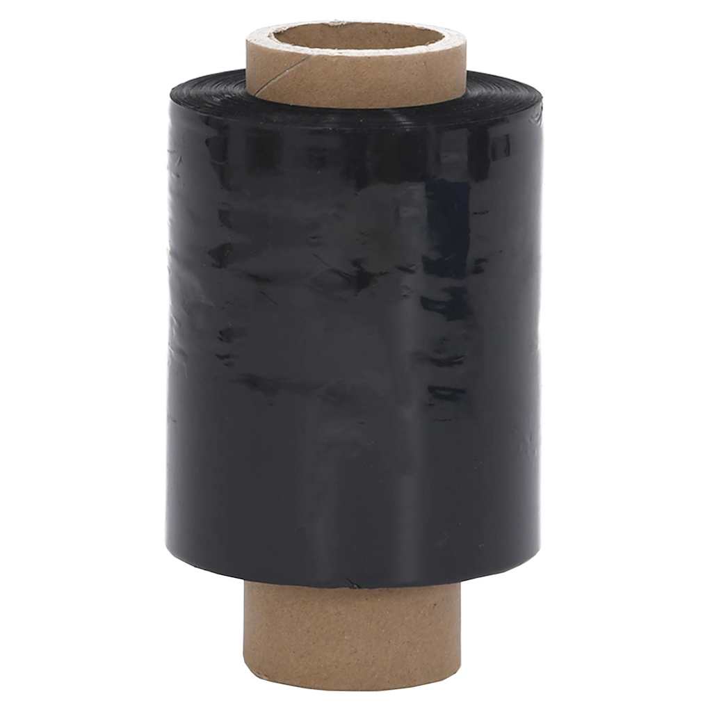 vidaXL Stretch Films 50 τμχ Μαύρο 23 μm 10 cm x 150 m