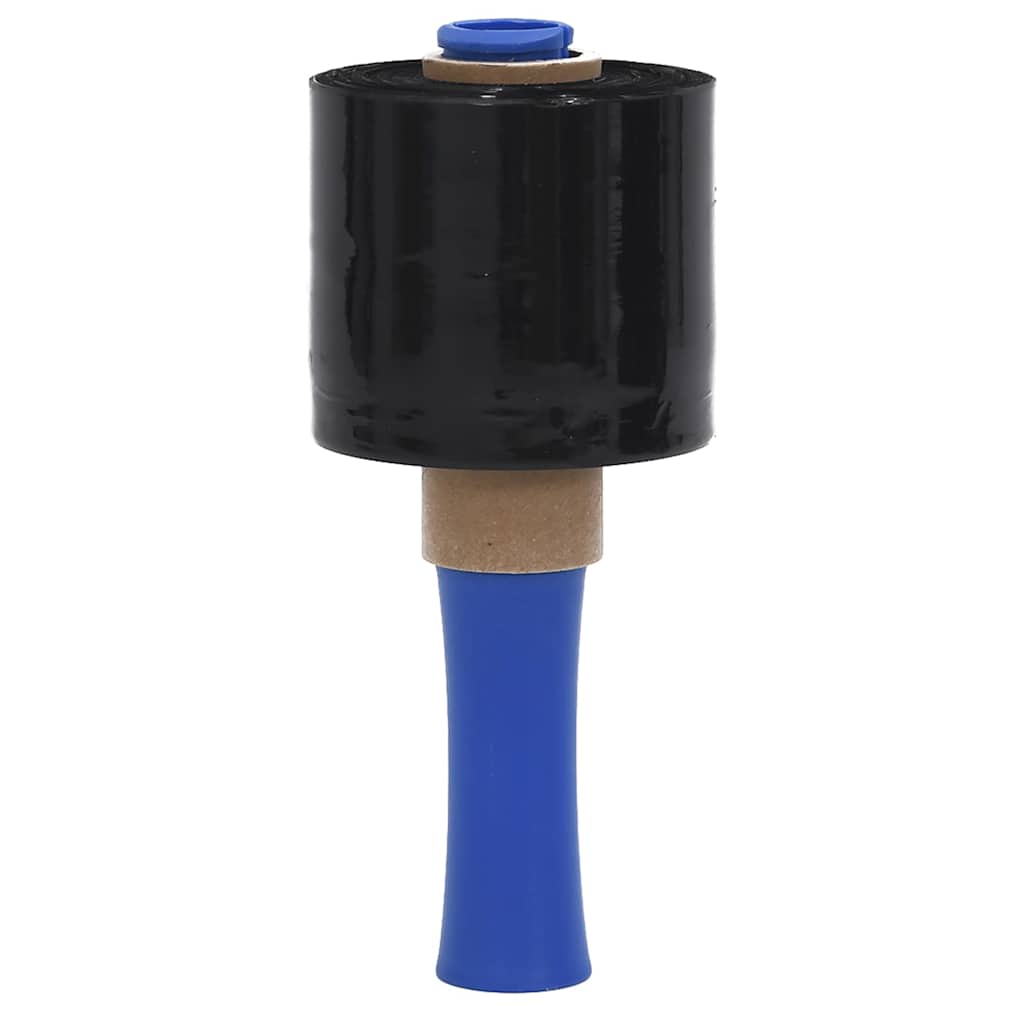 vidaXL Stretch Films 10 τεμάχια Μαύρο 23 μm 10 cm x 300 m