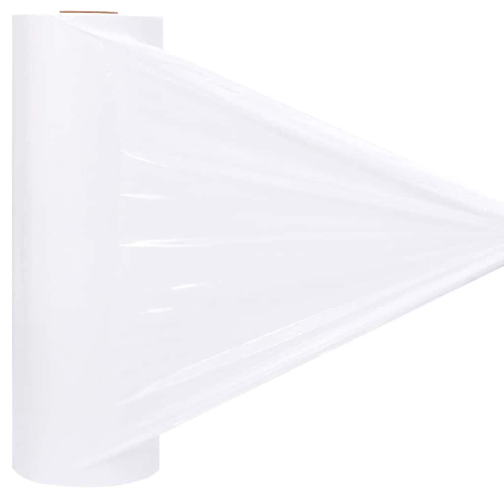 vidaXL Αγροτική ταινία τεντώματος Λευκό 25 μm 50 cm x 1800 m