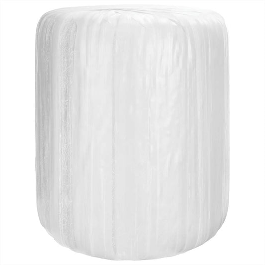 vidaXL Αγροτική ταινία τεντώματος Λευκό 25 μm 50 cm x 1800 m