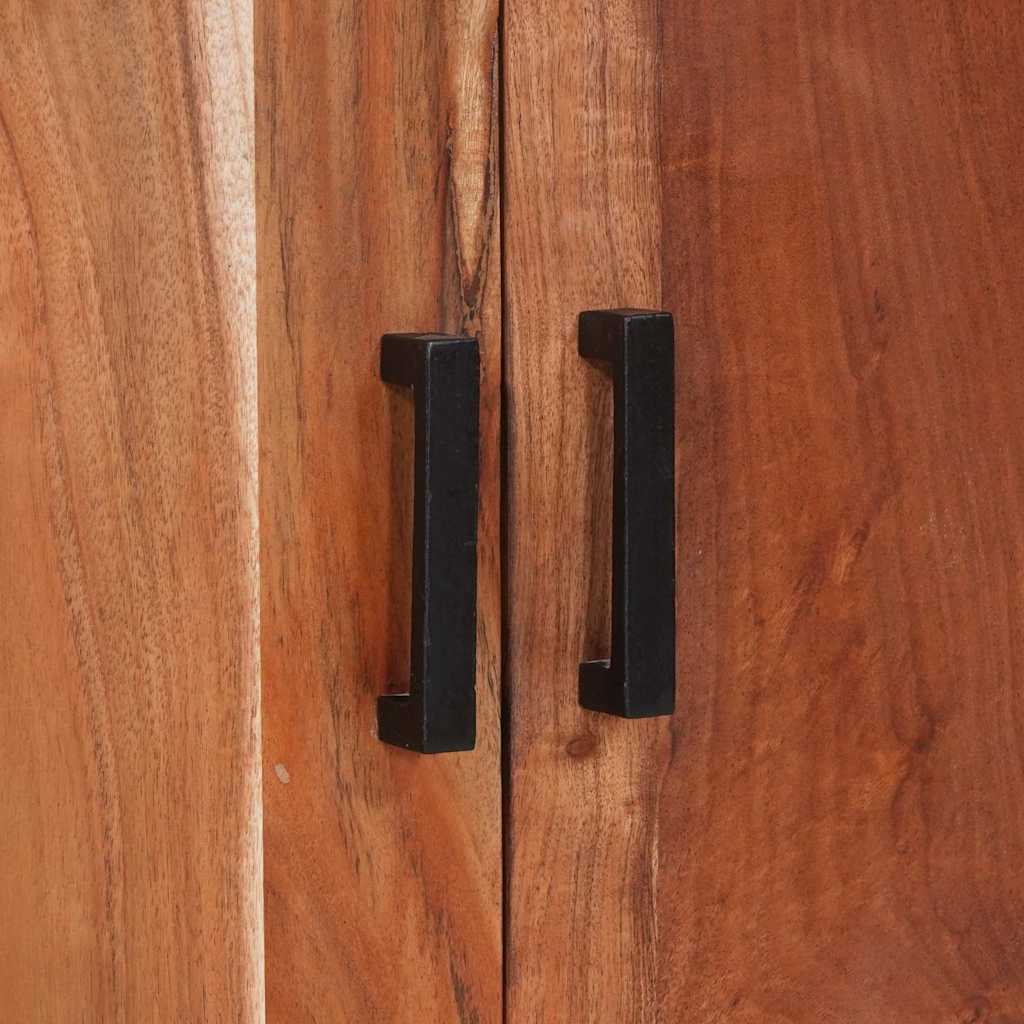 vidaXL Πλαϊνό γραφείο Καφέ 70 x 30 x 75 εκ Στερεό Ξύλο Ακακίας