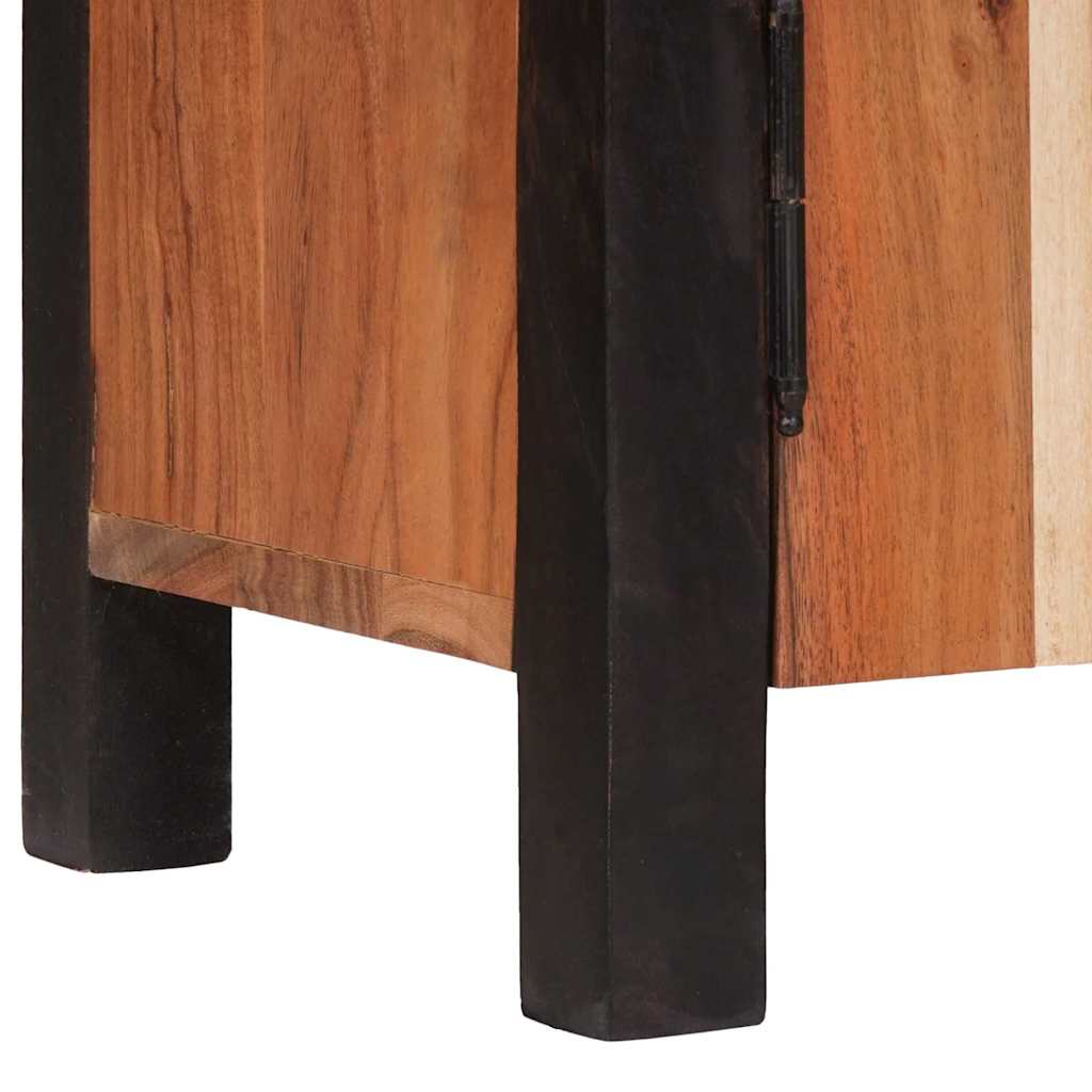 vidaXL Πλαϊνό γραφείο Καφέ 70 x 30 x 75 εκ Στερεό Ξύλο Ακακίας