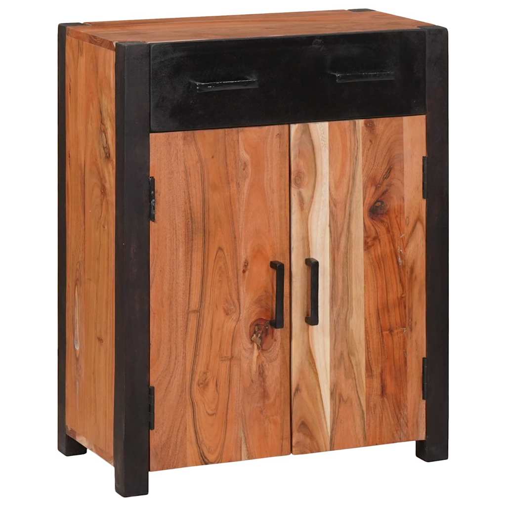 vidaXL Πλαϊνό γραφείο Καφέ 55 x 30 x 75 εκ Στερεό Ξύλο Ακακίας