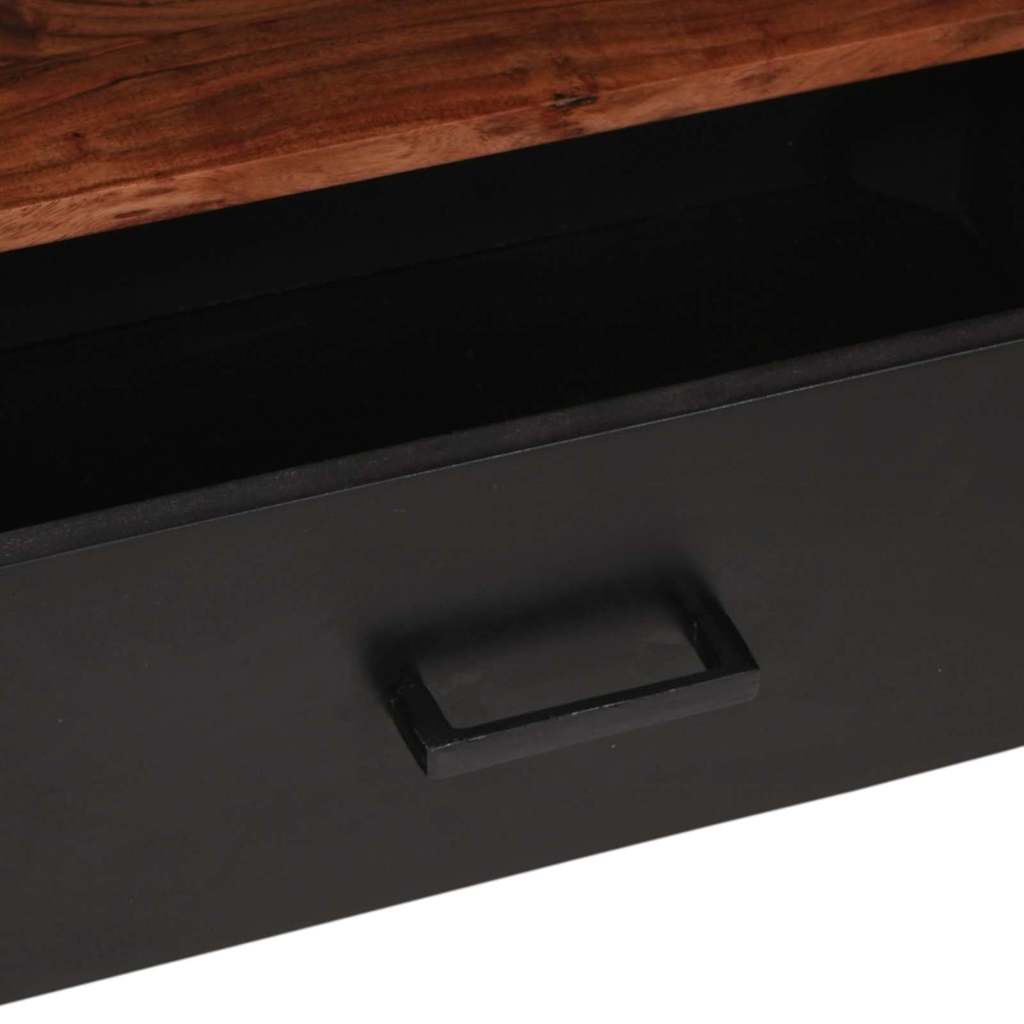 vidaXL Ντουλάπι μέσων Καφέ 110 x 30 x 40 cm Στερεό Ξύλο Ακακίας