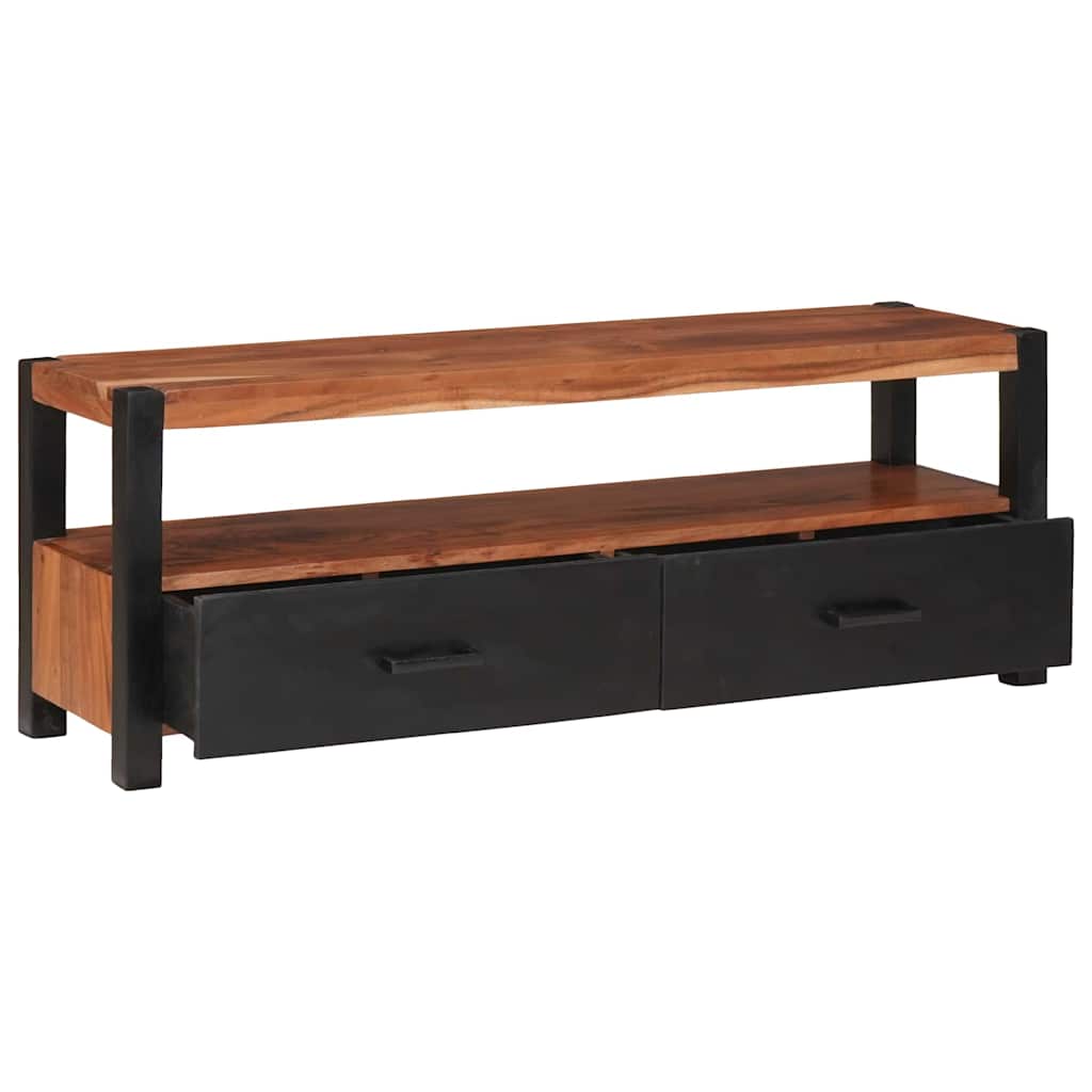 vidaXL Ντουλάπι μέσων Καφέ 110 x 30 x 40 cm Στερεό Ξύλο Ακακίας