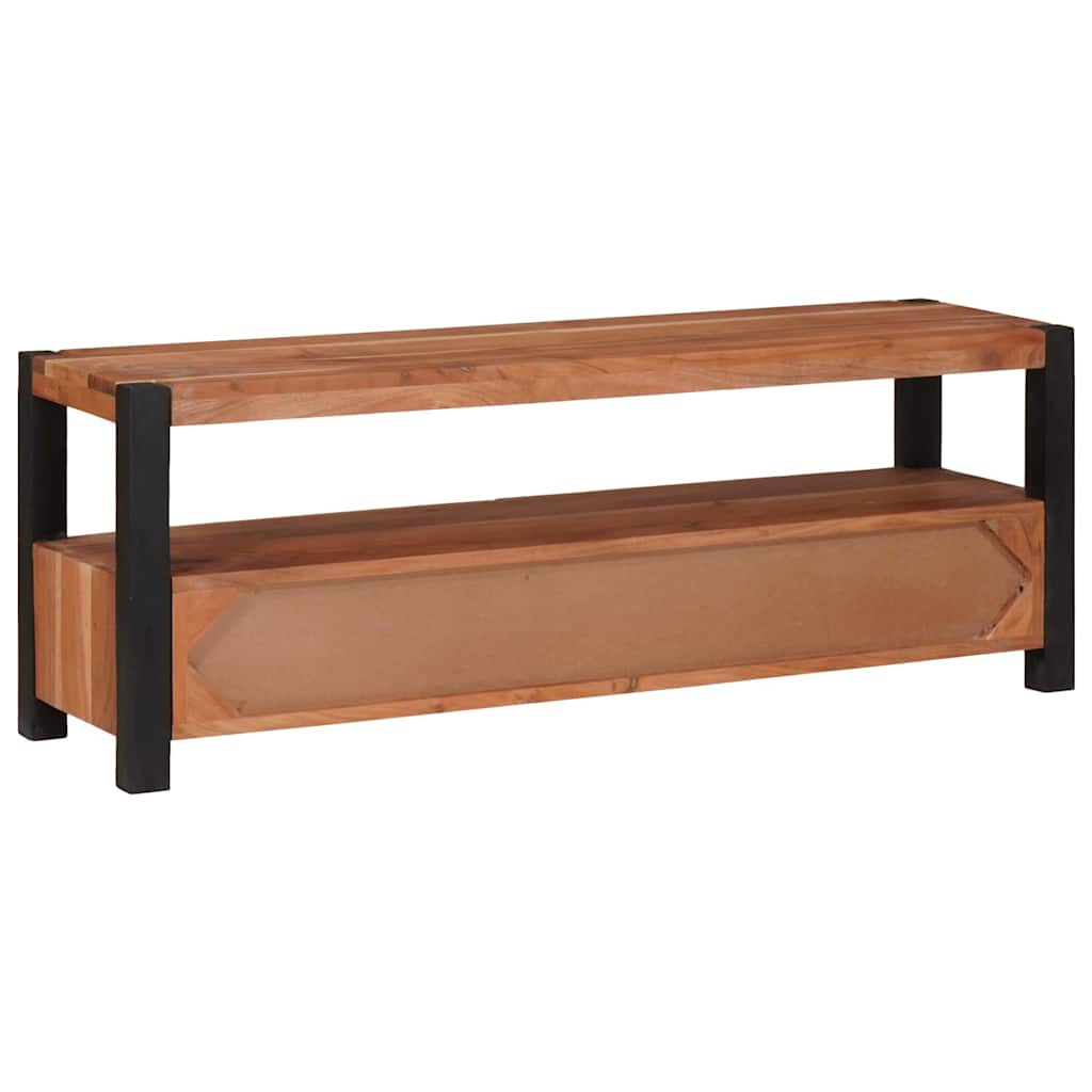 vidaXL Ντουλάπι TV με συρτάρι Καφέ 110 x 30 x 40 cm Μασίφ ξύλο ακακίας