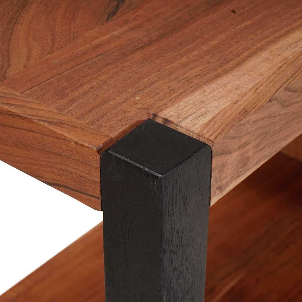 vidaXL Ράφι Βιβλίων Καφέ 50 x 30 x 75 εκ Μασίφ ξύλο ακακίας