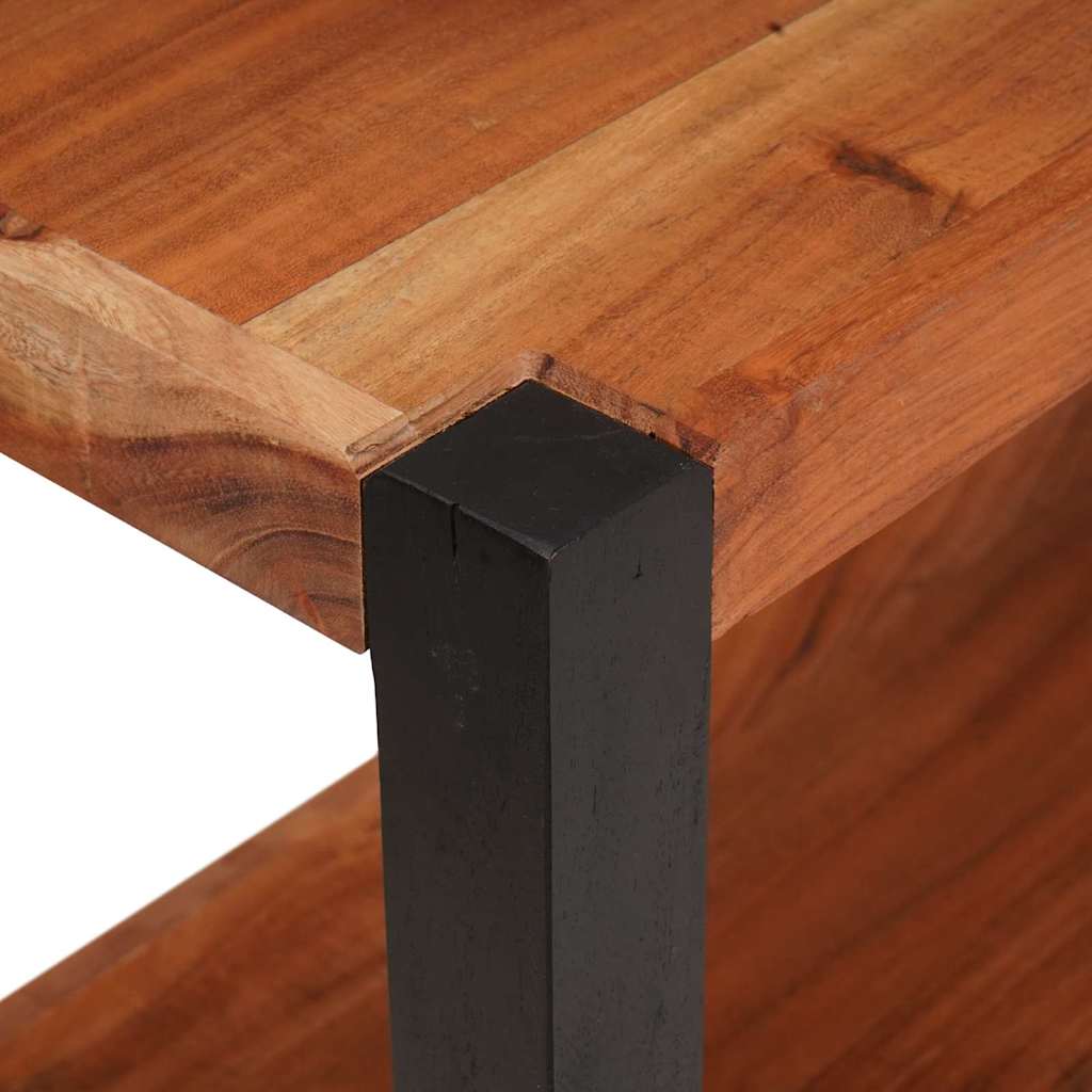 vidaXL Ράφι Βιβλίων Καφέ 80 x 30 x 75 εκ. Μασίφ ξύλο ακακίας