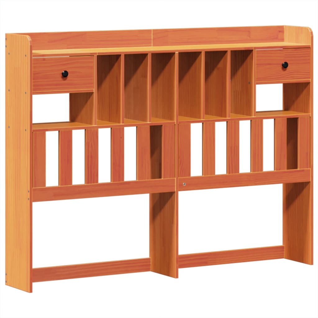 vidaXL Σκελετός Κρεβ. Χωρίς Στρώμα Καφέ Κεριού 160x200 εκ Μασίφ Πεύκο
