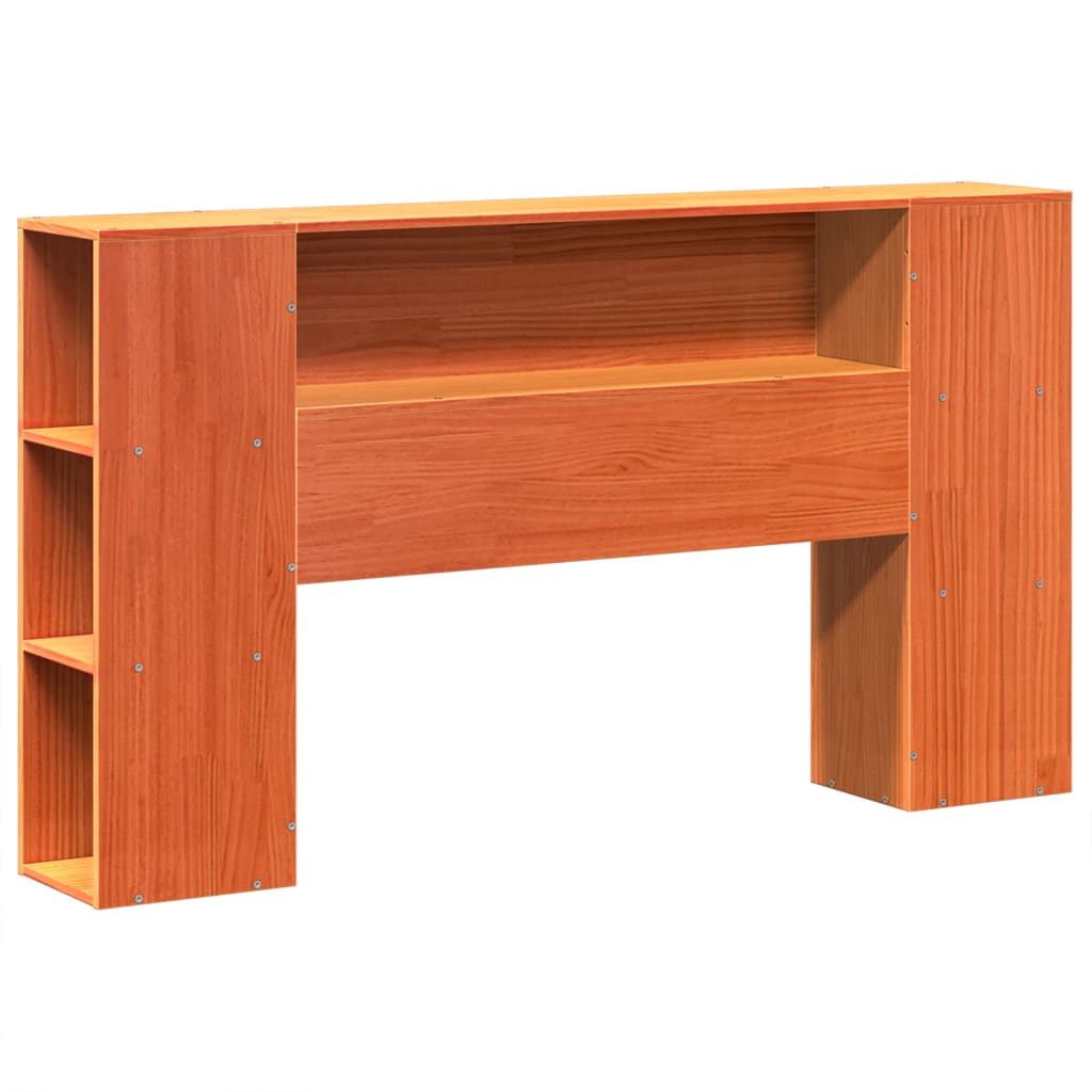 vidaXL Σκελετός Κρεβ. Χωρίς Στρώμα Καφέ Κεριού 150x200 εκ Μασίφ Πεύκο