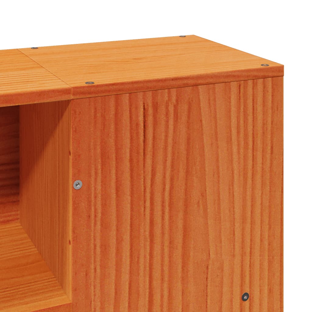 vidaXL Σκελετός Κρεβ. Χωρίς Στρώμα Καφέ Κεριού 150x200 εκ Μασίφ Πεύκο