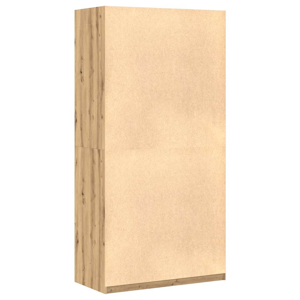 vidaXL Ντουλάπα Τεχνίτης Δρυς 100x50x200 εκ Επεξεργασμένο Ξύλο