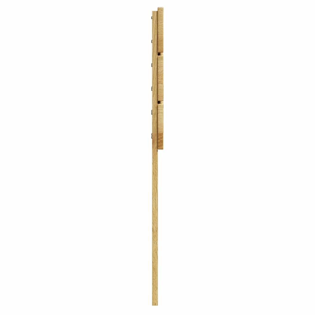vidaXL κεφαλάρι 80 cm μασίφ ξύλο δρυς
