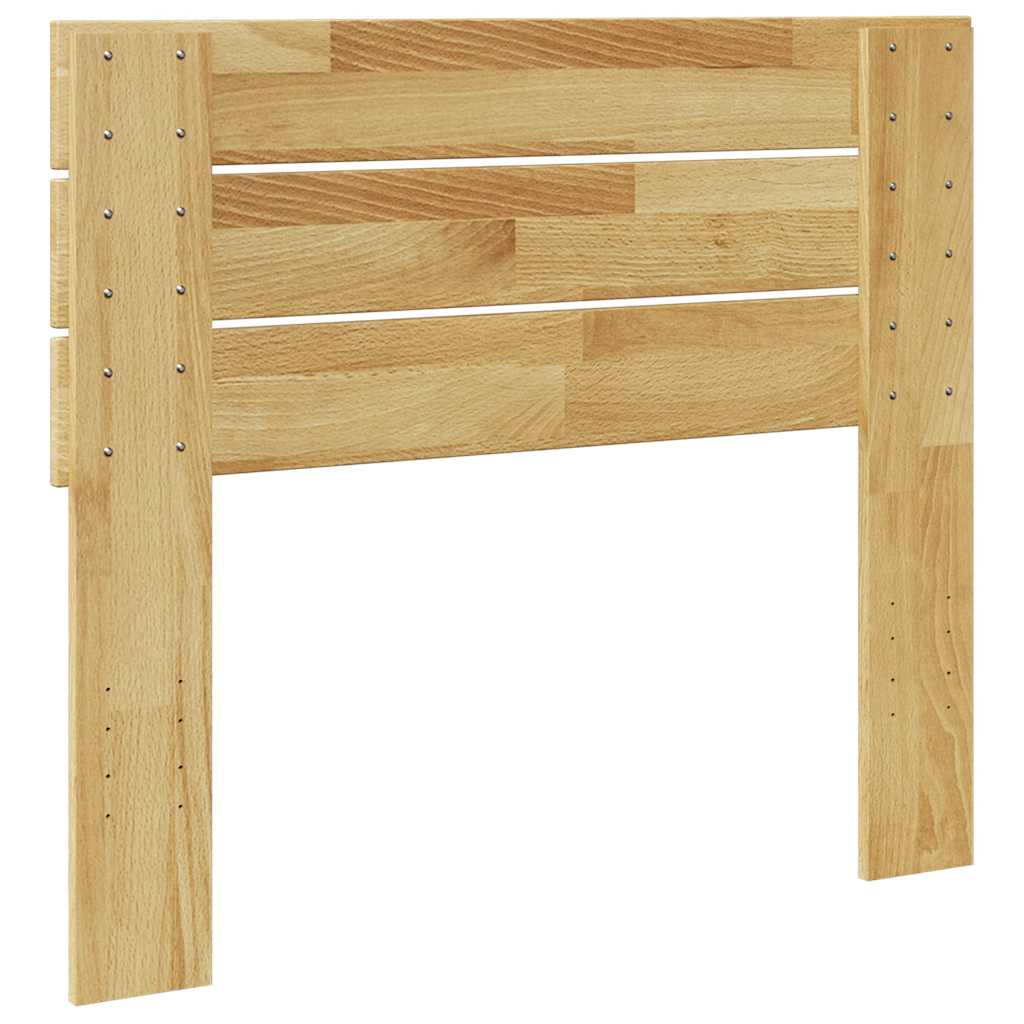 vidaXL κεφαλάρι 80 cm μασίφ ξύλο δρυς
