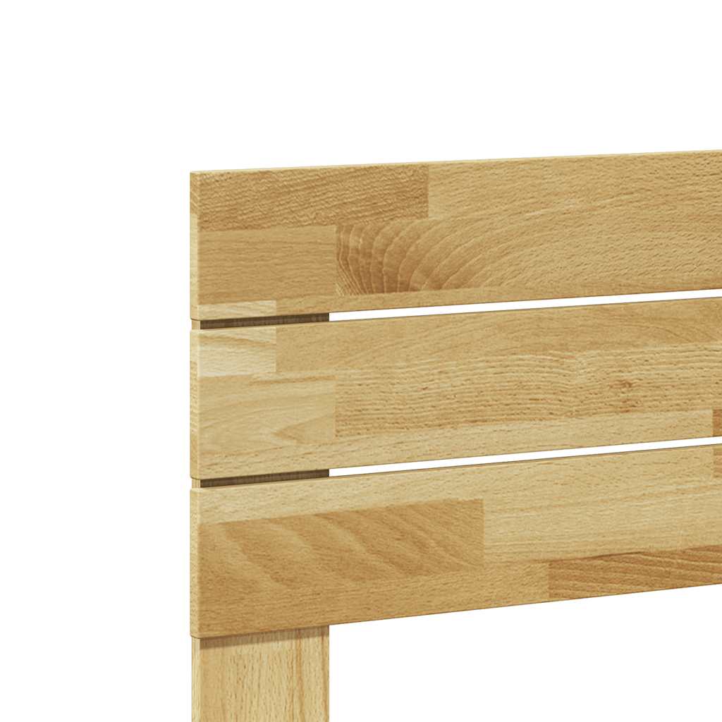 vidaXL κεφαλάρι 80 cm μασίφ ξύλο δρυς