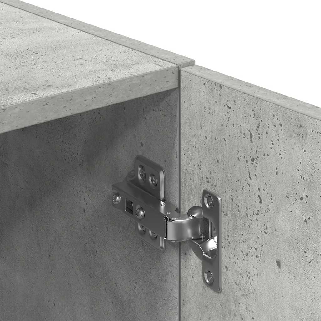 vidaXL 2 τεμαχίων σετ ντουλαπιών κουζίνας από σκυρόδεμα γκρι