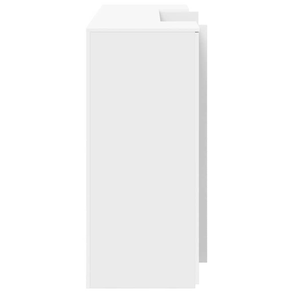 vidaXL Γραφείο Υποδοχής Λευκό 180x50x103,5 εκ. από Τεχνητό Ξύλο