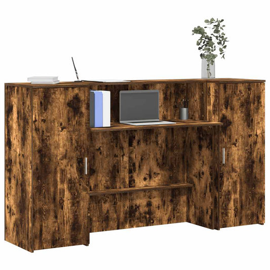 vidaXL Γραφείο υποδοχής 180x50x103,5 εκ. Επεξεργασμένο Ξύλο