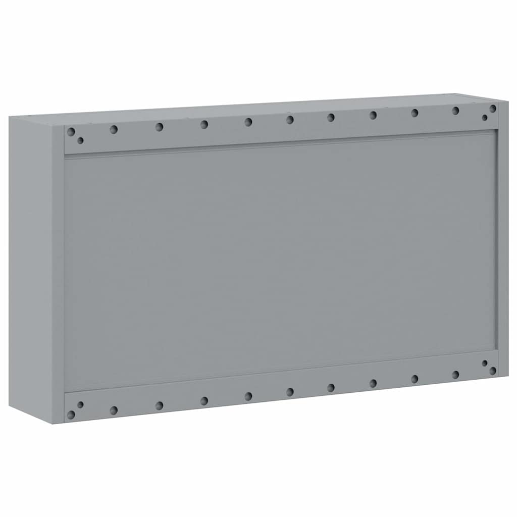 vidaXL Ντουλάπα εργαλείων με ράφι Μαύρο και Γκρι 50 x 20 x 55 εκ.