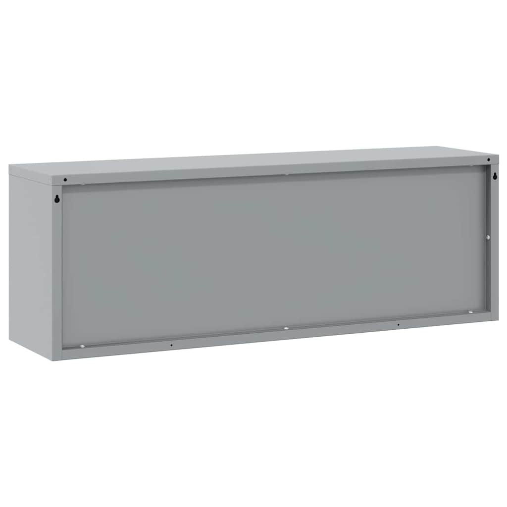 vidaXL Ντουλάπα εργαλείων Μαύρο και Γκρι 100 x 25 x 35 εκ.