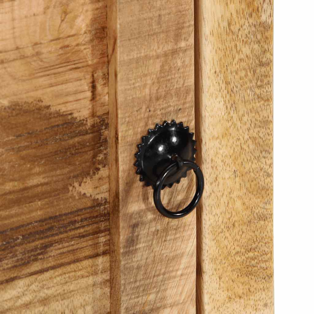 vidaXL Κομοδίνο 40x32x46 cm από μασίφ ξύλο Rough Mango